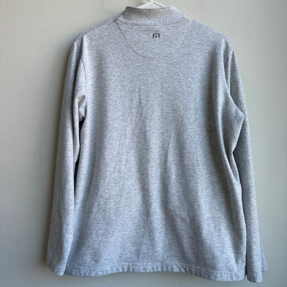 Travis Mathew Full Zip Cotton Grey Athletic Golf Lightweight Jacket Size Medium - Picture 5 of 8